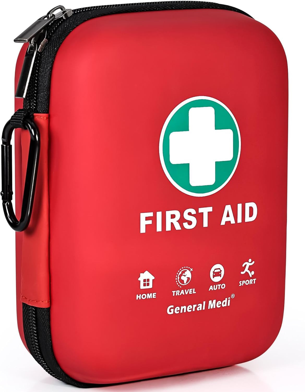170-Piece First Aid Kit - Lightweight Hard Case for Emergencies