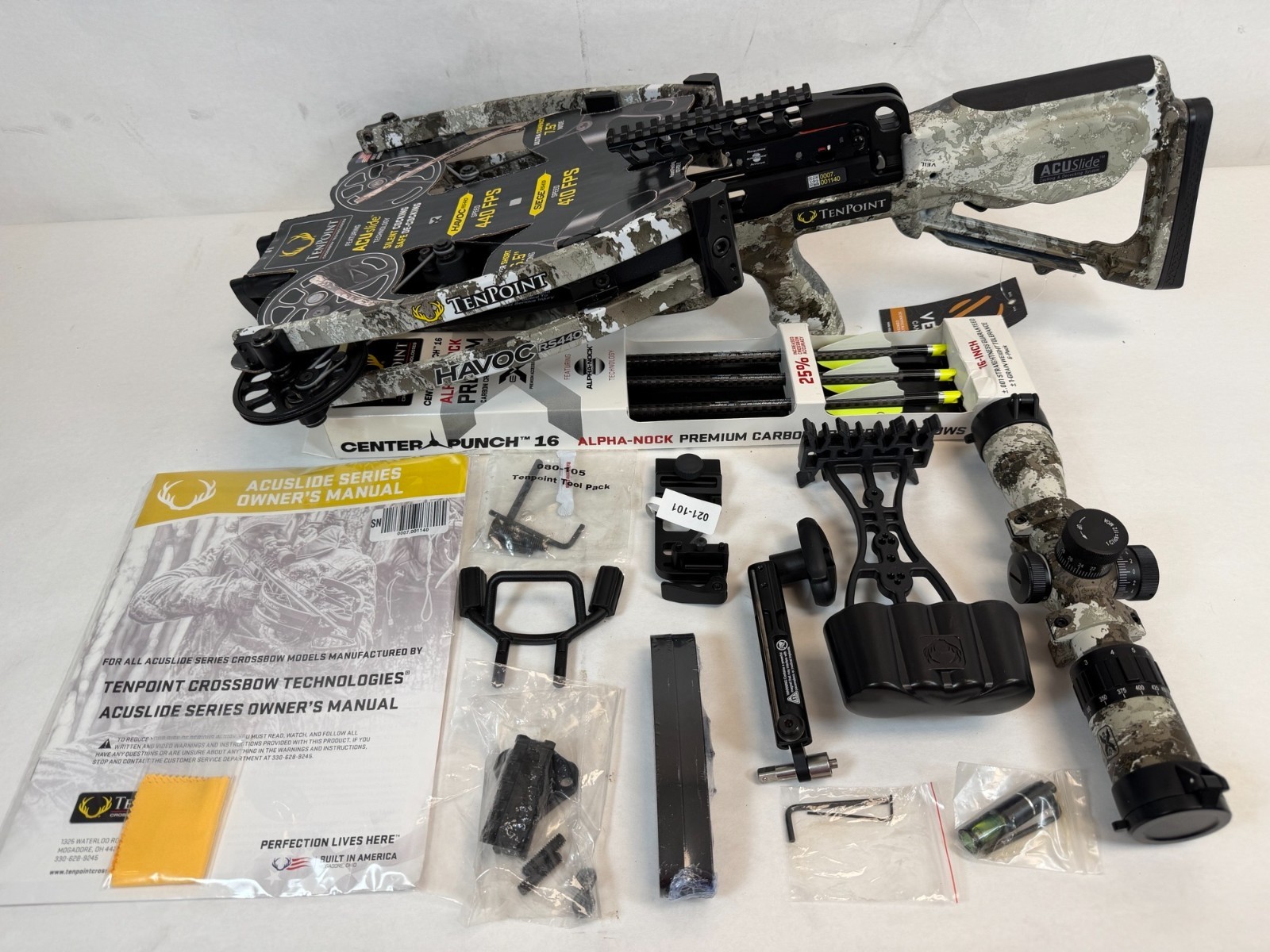 TenPoint HAVOC RS440, ACUSLIDE, EVO-X ELITE CAMO SCOPE (CB21008-6289)