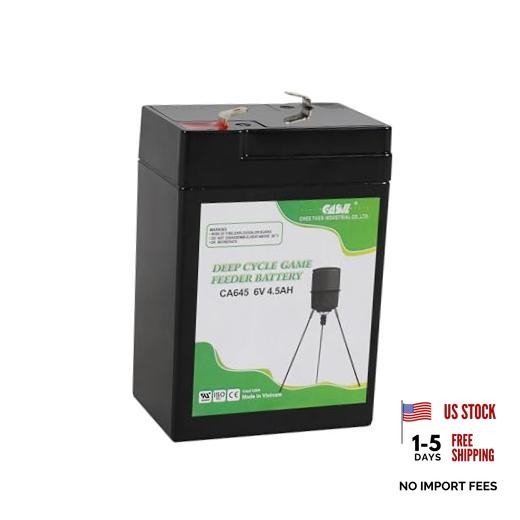 6V 4.5ah Rechargeable Battery - 6 Volt Rechargeable Deer Feeder Battery