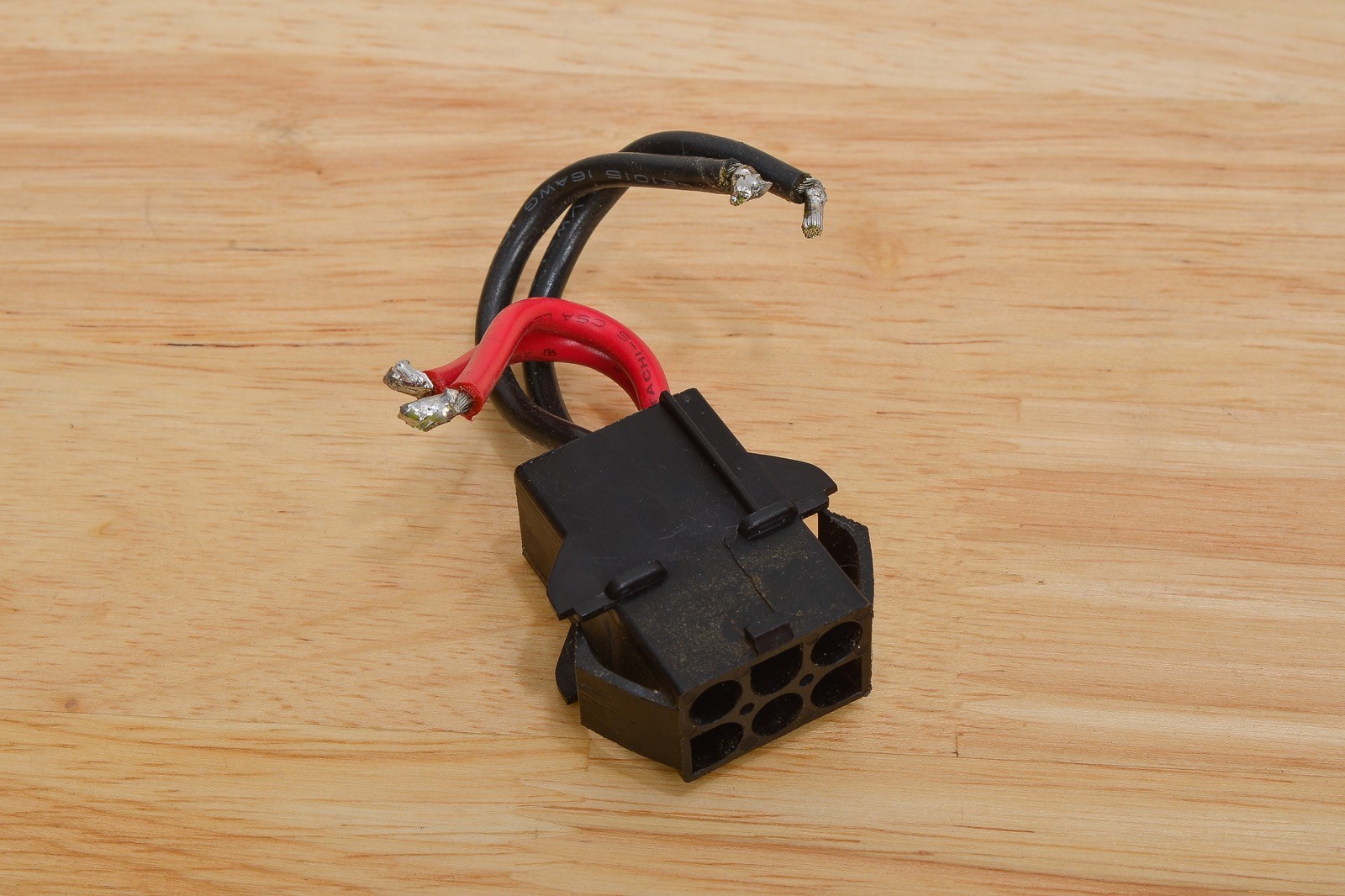 KENWOOD TS-430S PARTS: 6 PIN FEMALE MOLEX POWER CONNECTOR