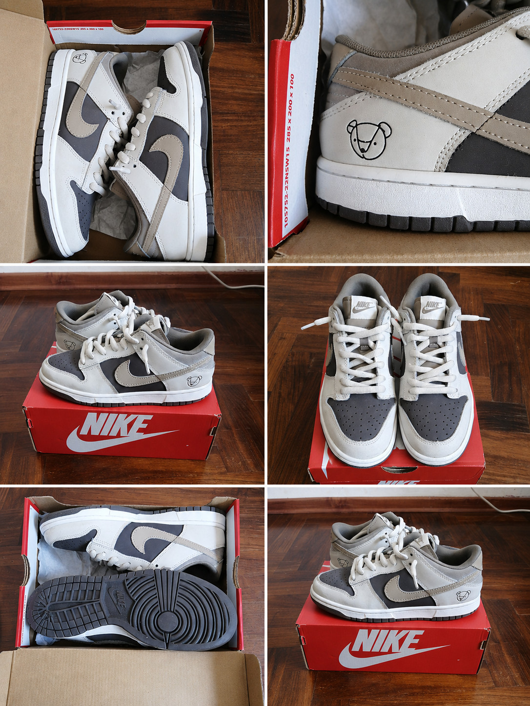 Size 7 - Nike Dunk Low Teddy Bear