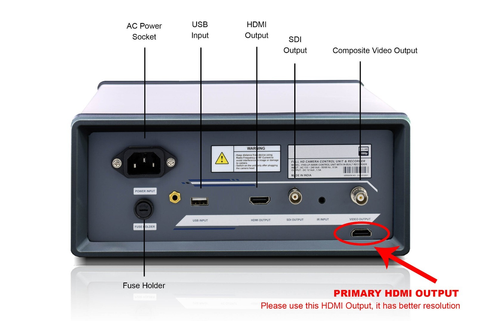 Laparoscopic Camera for Surgical Laparoscopy Endoscopy Full HD Endoscope Systems