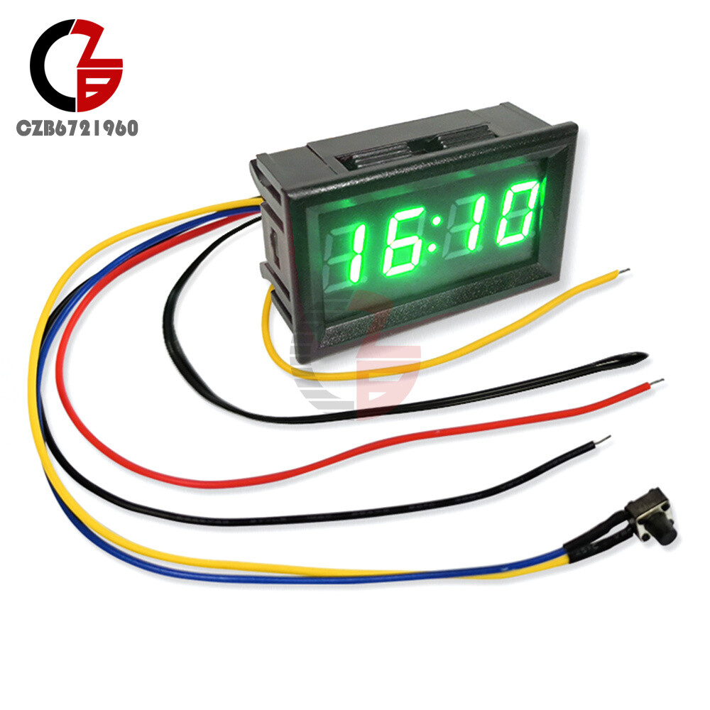 3 in 1 Car Electronic Meter Thermometer Digital Display Voltmeter led car clock