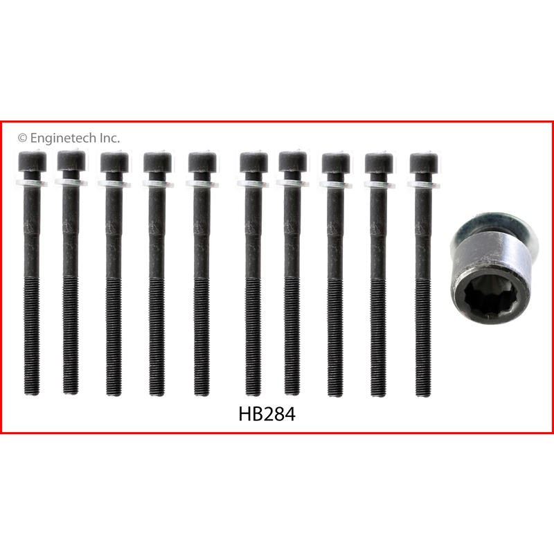 Enginetech Engine Cylinder Head Bolt Set HB284;