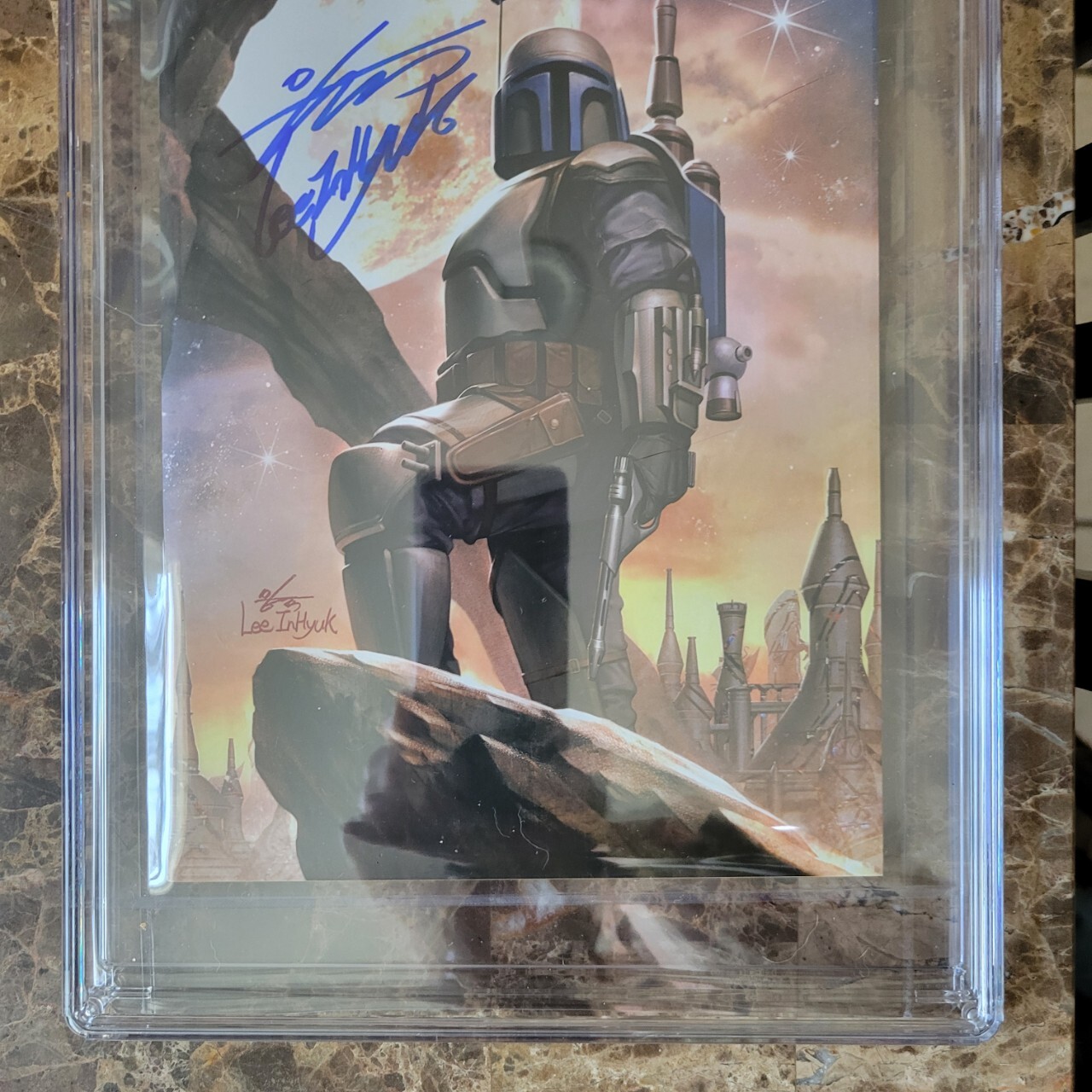 Star Wars Age of Republic Jango Fett #1 Virgin SS CGC 9.8 2021 Signed InHyuk Lee