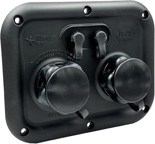 B&B Molders Titus S1 Central Water Hook Up Black RV/Trailer/Camper
