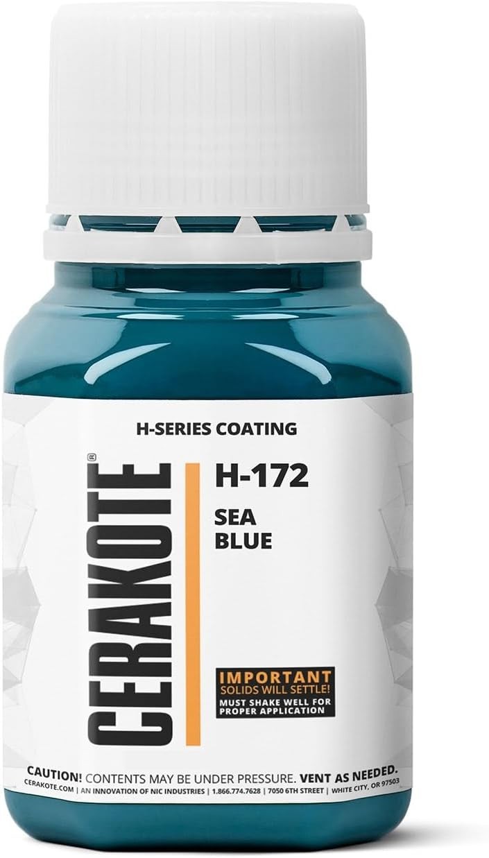 Cerakote H-Series Oven Cure H-172P Sea Blue Ceramic Coating (16oz) Part B
