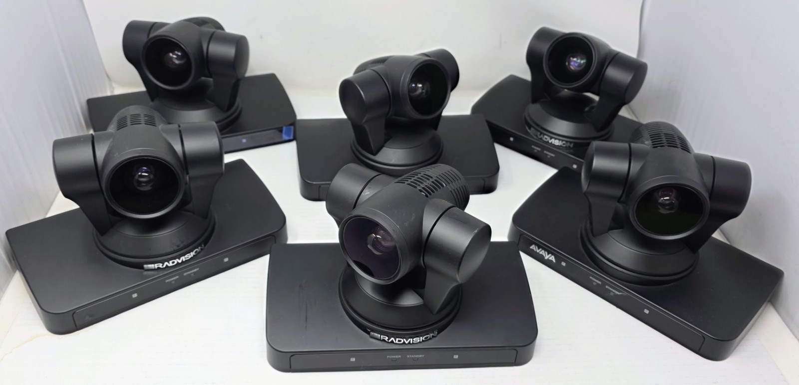 (Lot of 6) Sony EVI-HD7V HD Color Video Conference PTZ Camera - No AC Adapters