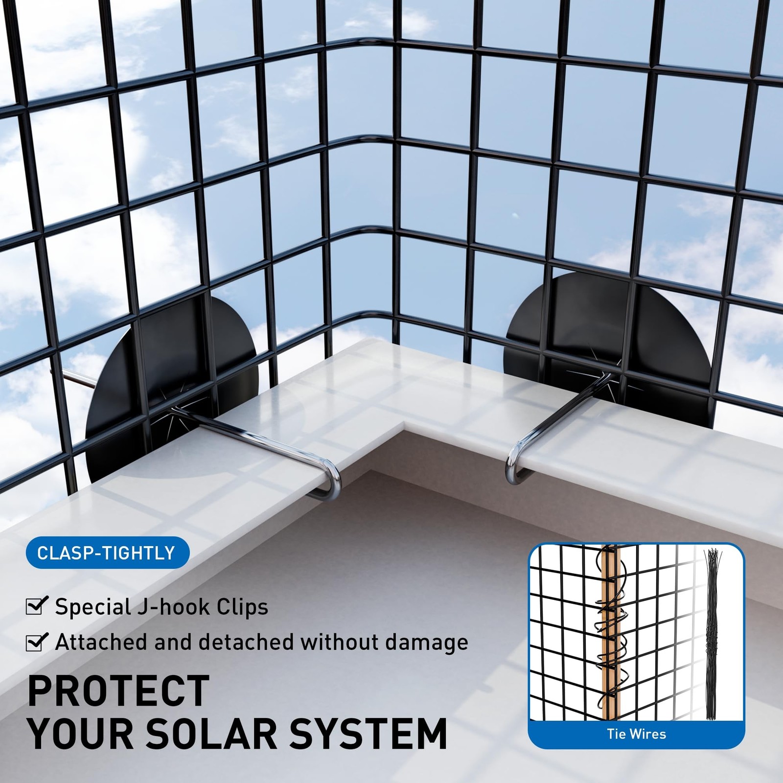 6 inch x 50ft Solar Panel Bird Guard, Wire Mesh Critter Guard for Solar Panel...