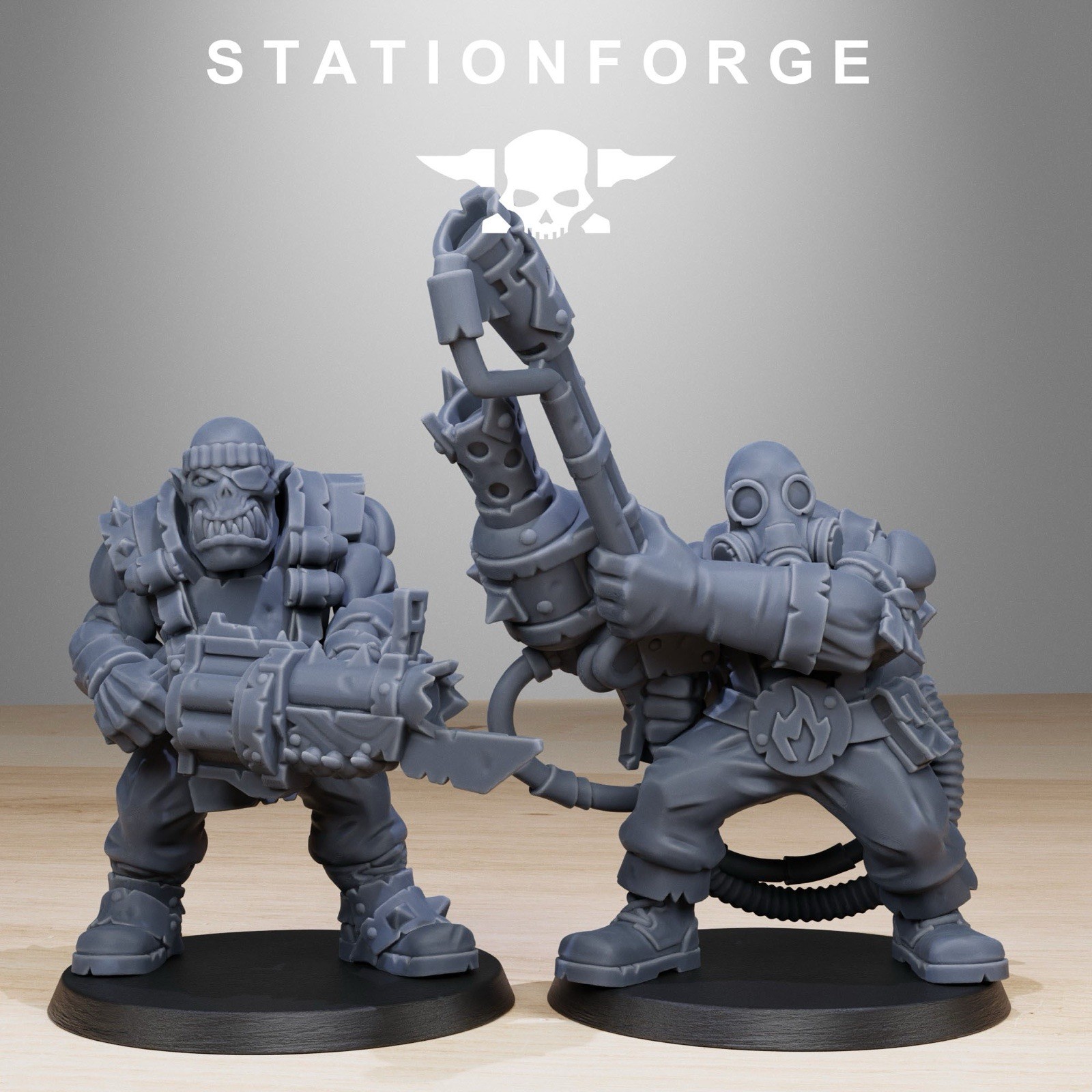 Orkaz Team Fighters, Infantry Unit, Stationforge