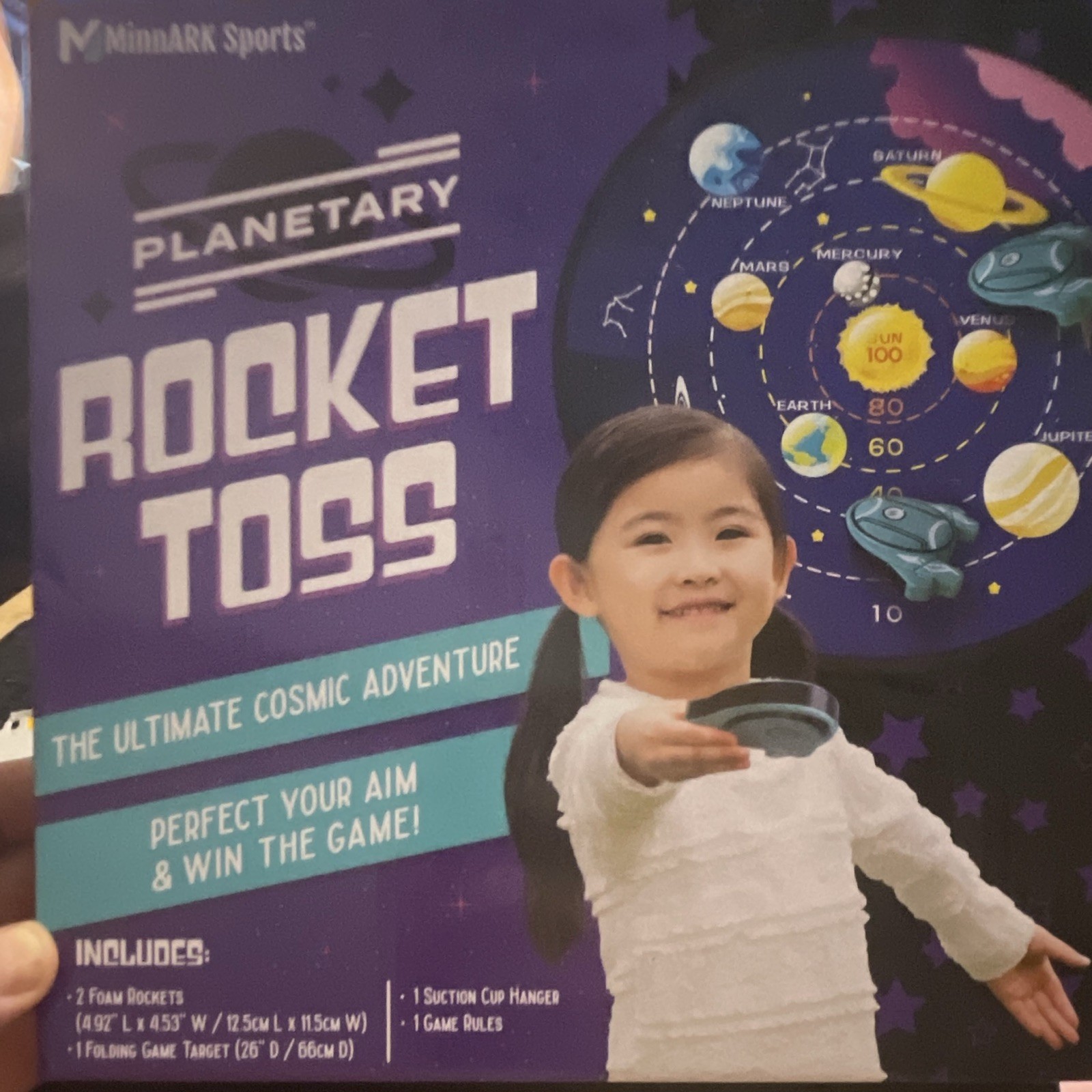 MinnARK Sports Planetary Rocket Toss Target Game Set Ages 4+ (2022)