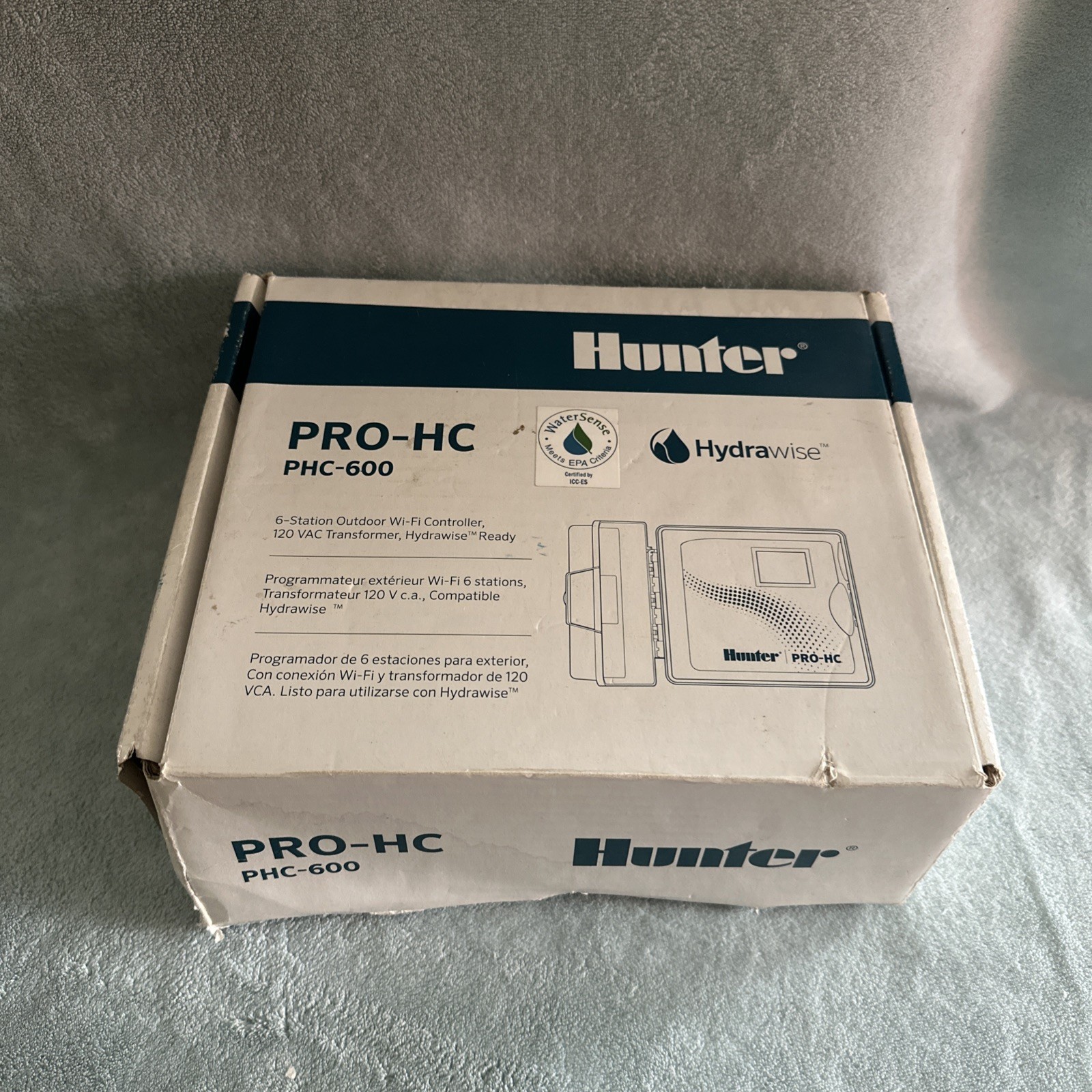 Hunter Pro-HC PHC-600 Wi-Fi 6 Station Outdoor Controller New Open Box