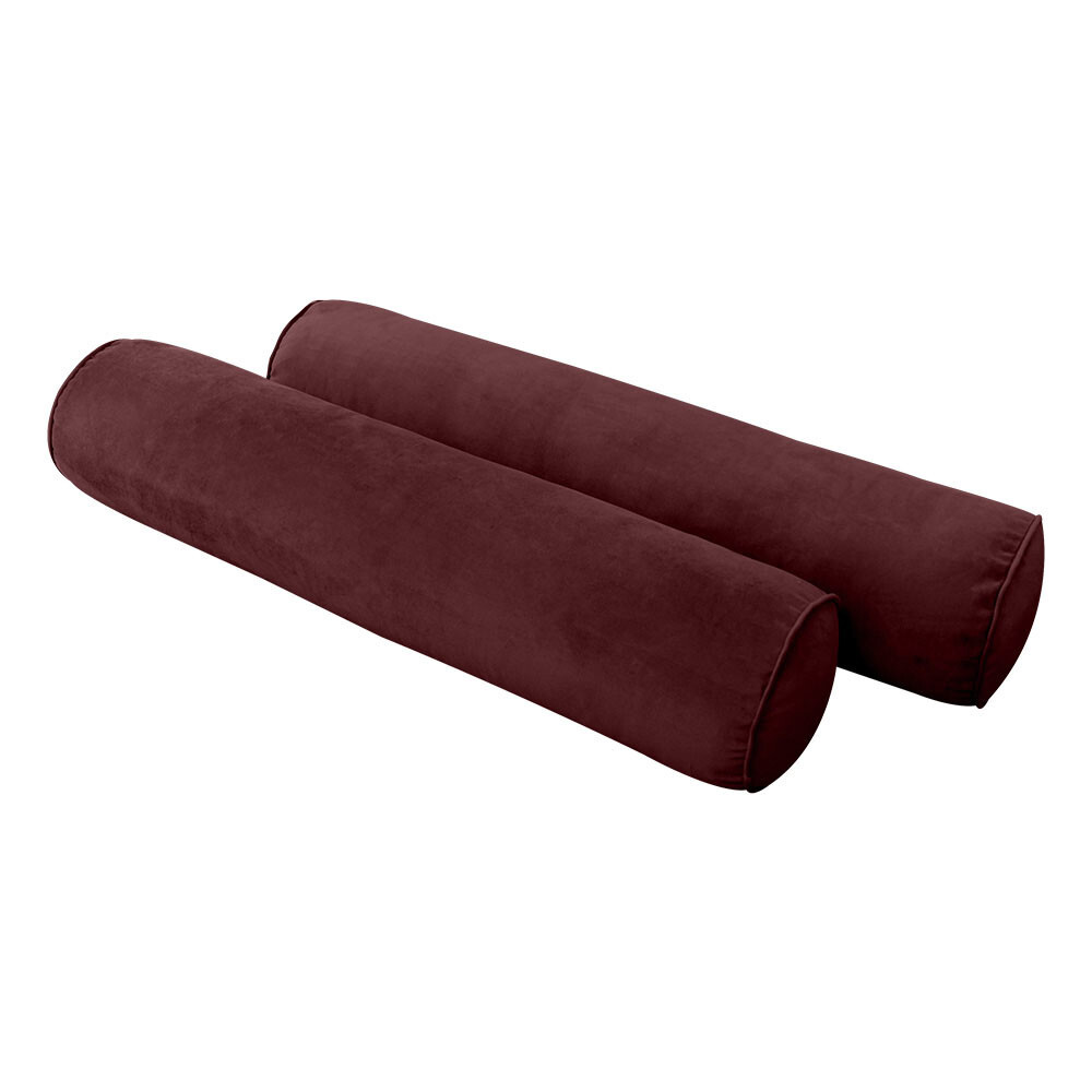 |SLIPCOVER ONLY| V5 Velvet Indoor Daybed Mattress Pillow Pipe Trim Twin AD368