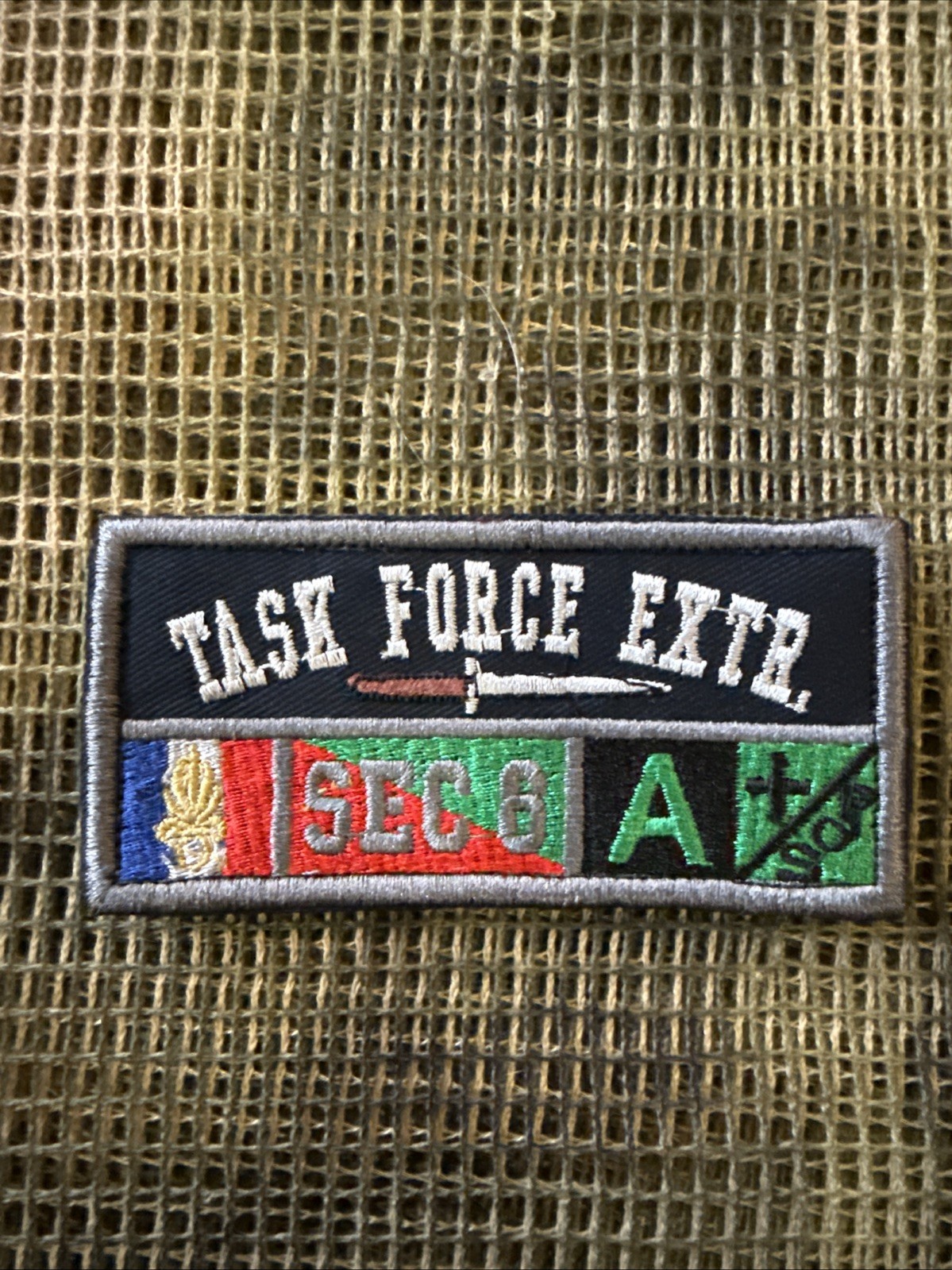 French Foreign Legion Special Operations Task Force Extr. SEC 8 Patch