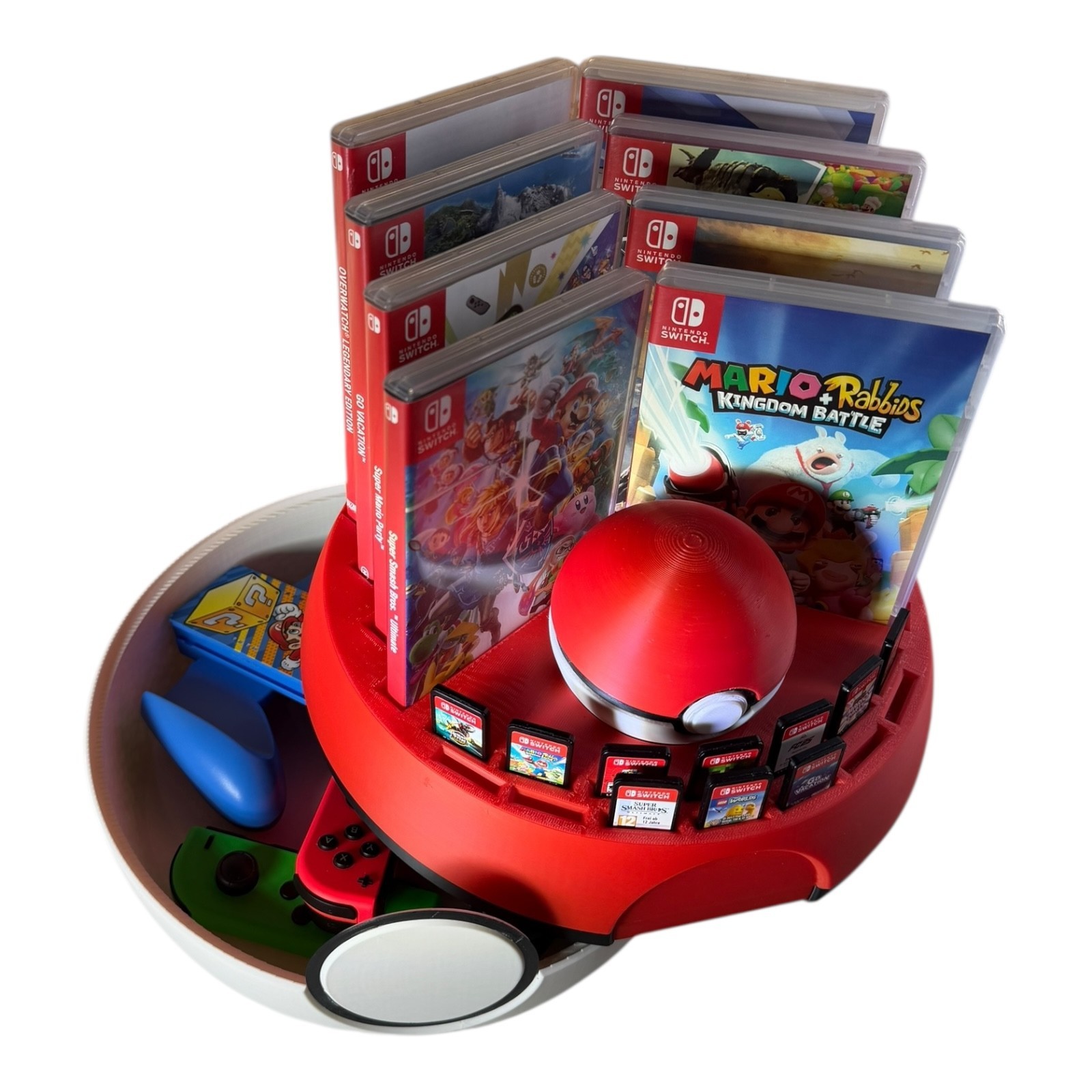 Pokeball Nintendo Switch Game Holder 35 Game Storage Rack Stand Switch/switch 2