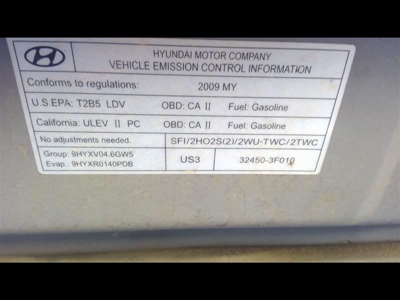 2009 2010 HYUNDAI GENESIS HEADLIGHT CONTROL MODULE 92171-3M000
