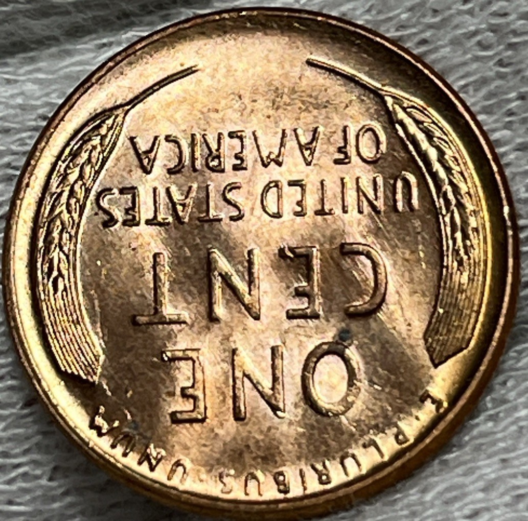 1957 D/D Wheat Penny Errors DDO Die Clash Uncirculated #1