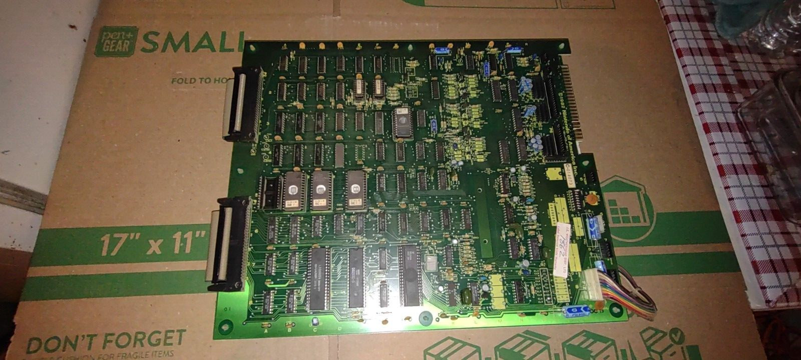 nintendo donkey kong jr. arcade cocktail table main pcb #1