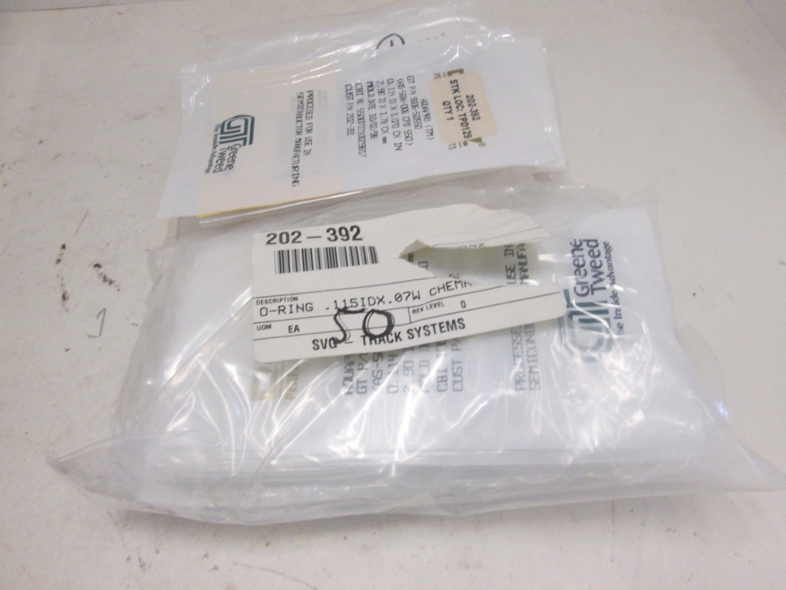 GREENE TWEED, 9006-SD550, O-RING,0.070Dx0.115ID,CHEMREZ, AQUAPRO, New, Lot of 57