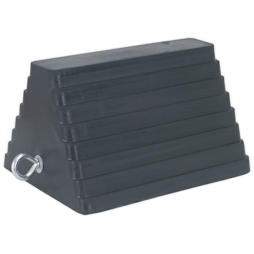 Sealey WC03 Rubber Wheel Chock 4.3kg - Single