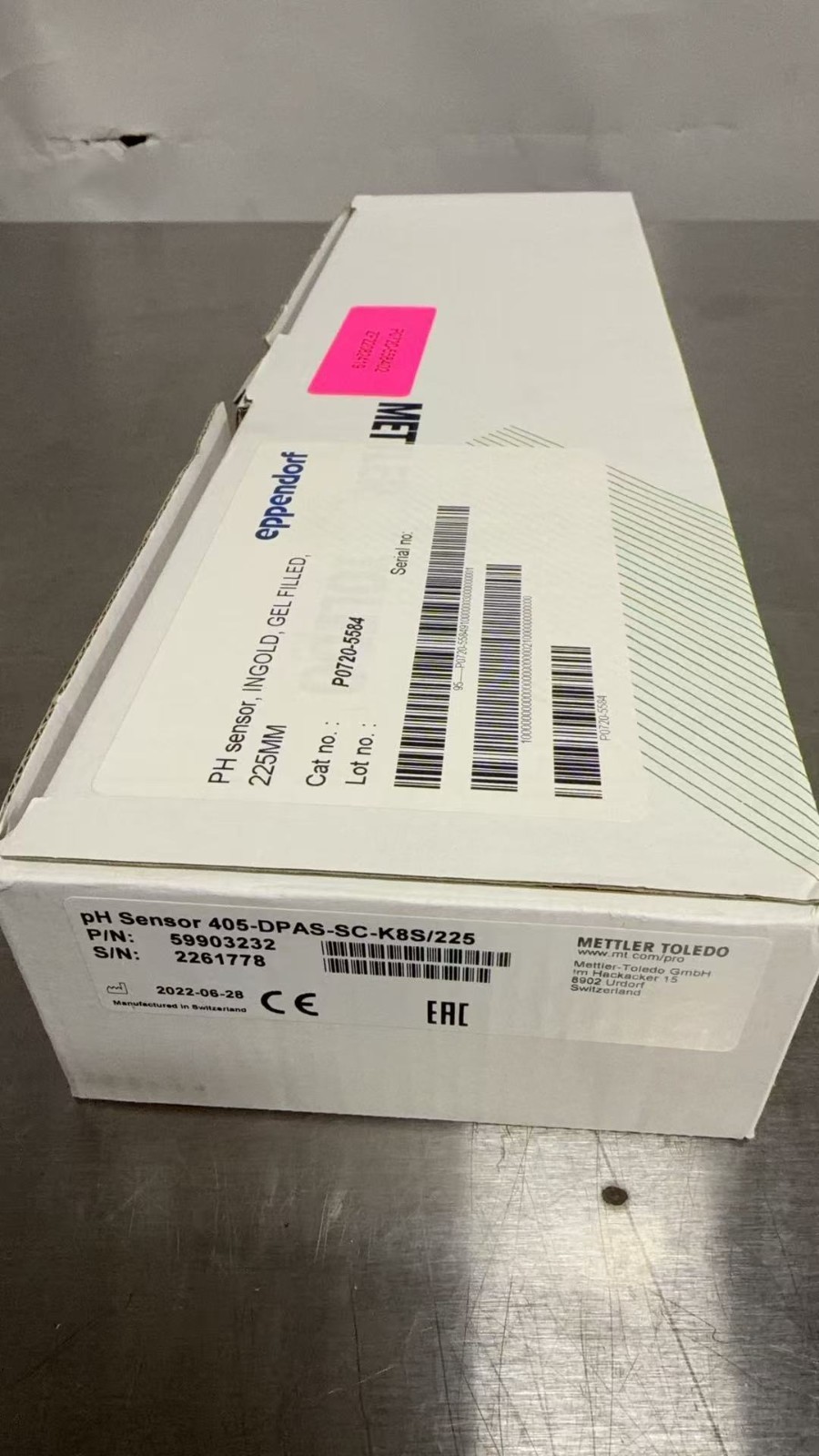 METTLER TOLEDO 405-DPAS-SC-K8S pH Probe 59903232