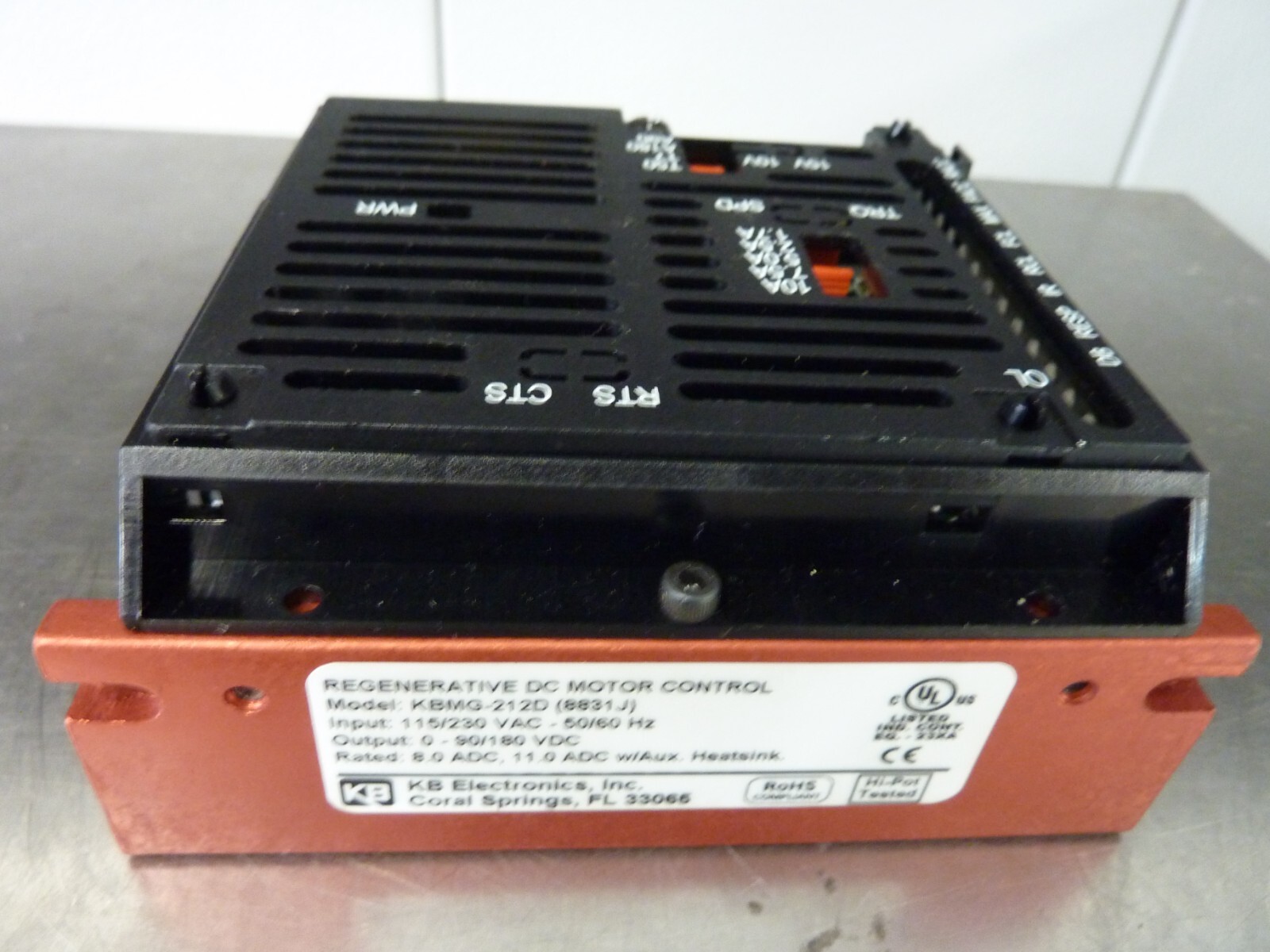 KB ELECTRONICS KBMG-212D (8831J) REGENERATIVE DC MOTOR CONTROL (30443)