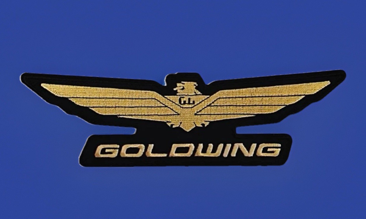 Honda Official Goldwing Embroidered Jacket Vest Patch Iron / Sew On 5” Washable