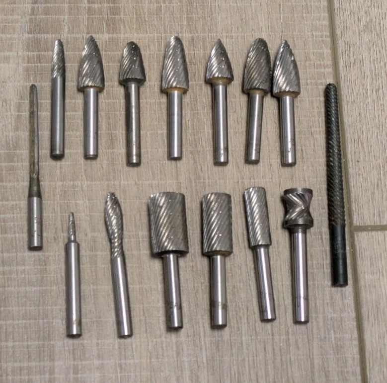 Severance Martindale Jarvis GLT Carbide Burr Bur Grinder Bit Lot Of 15