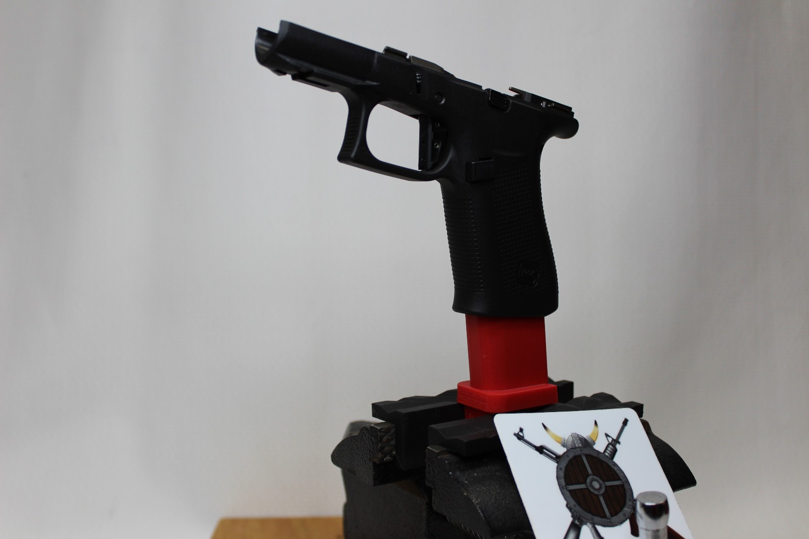 Glock 43X, 48 Vise Slide Block for Gunsmiths 3D Printed Non-Marring