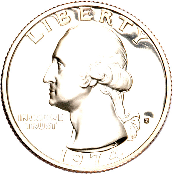 1974-S 25C (Proof) Washington Quarter