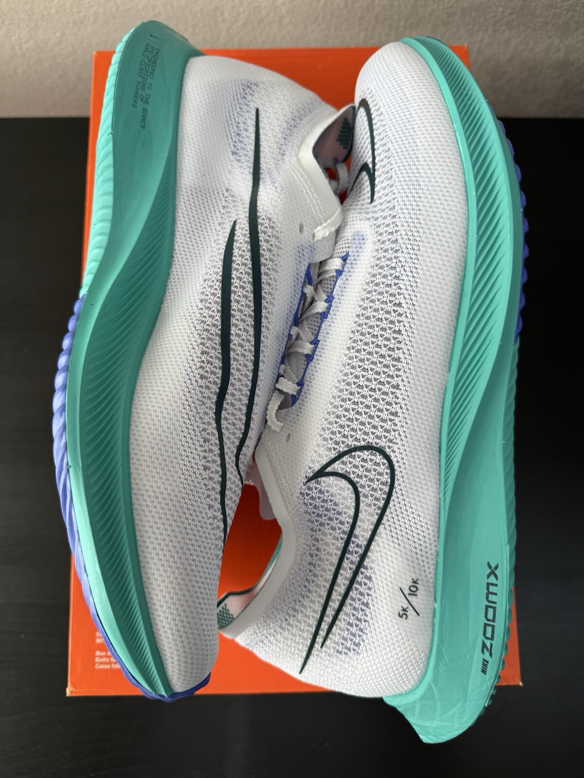 Nike ZoomX Streakfly ‘White Deep Jungle’ DJ6566-103 Men’s 13 No-Lid