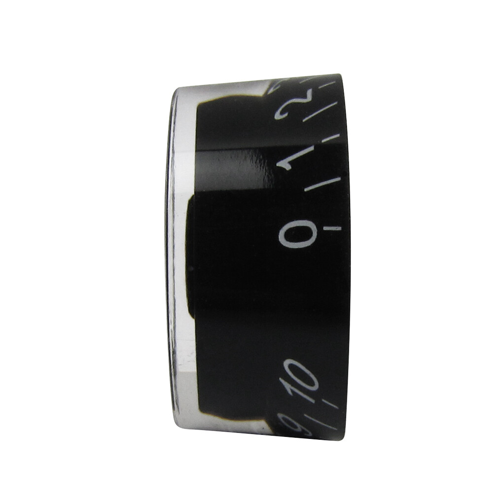 20PCS Volume Tone Control LP Guitar Speed Knobs Button Black & White Numbers