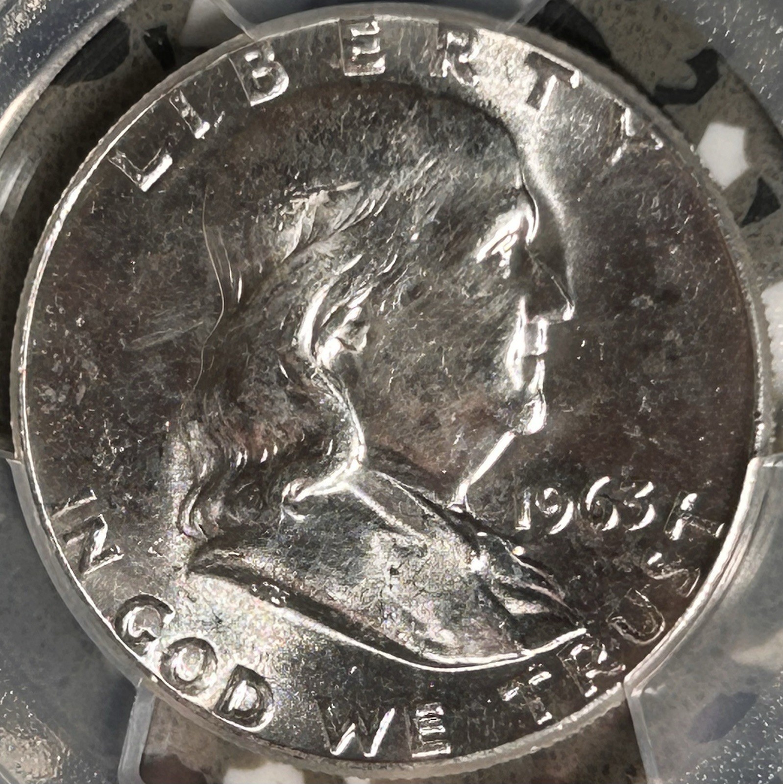 1963 Franklin Half Dollar PCGS MS64