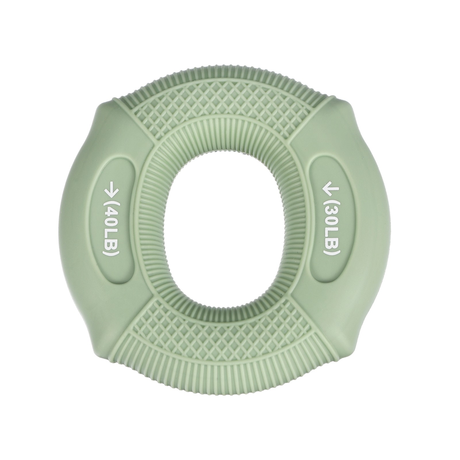 3.07" 30 - 40Lbs Hand Grip Strengthener Hand Grip Ring for Training Light Green