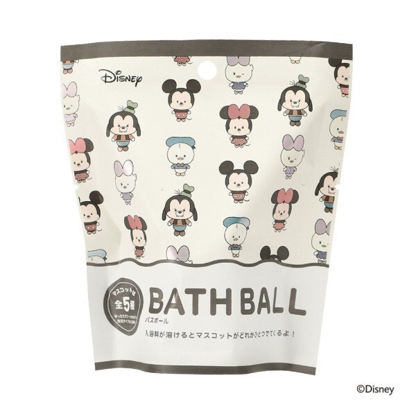 🐭 Set of 5 Mickey Friends Bath Bomb Ball Disney Surprise Collectibles Japan 🐭