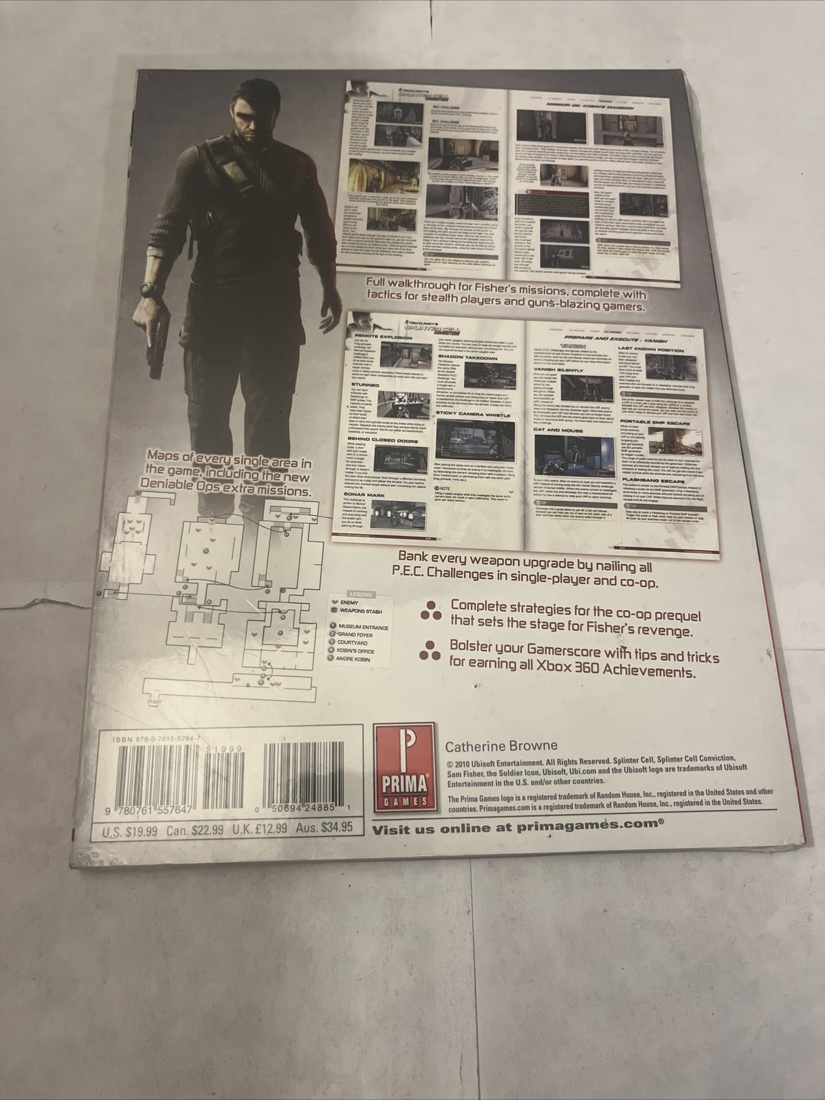 Tom Clancy's Splinter Cell Conviction PRIMA OFFICIAL GUIDE SEALED P77