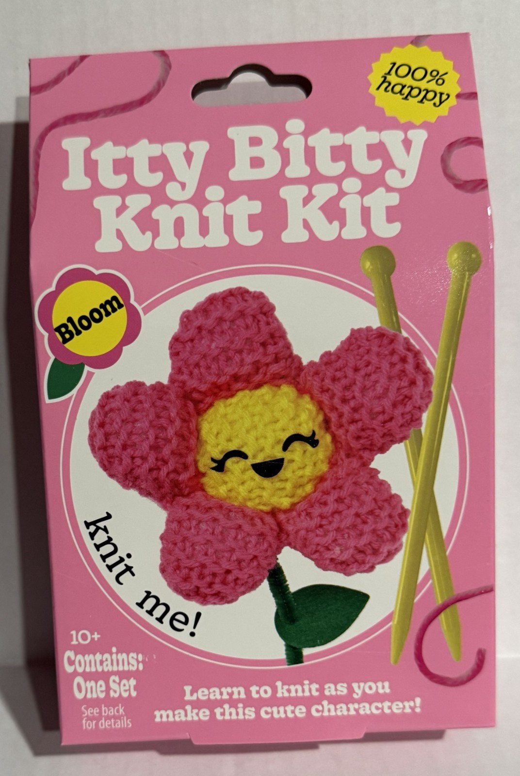 Itty Bitty Knit Kit ~ Flower - “Bloom” ~ NEW