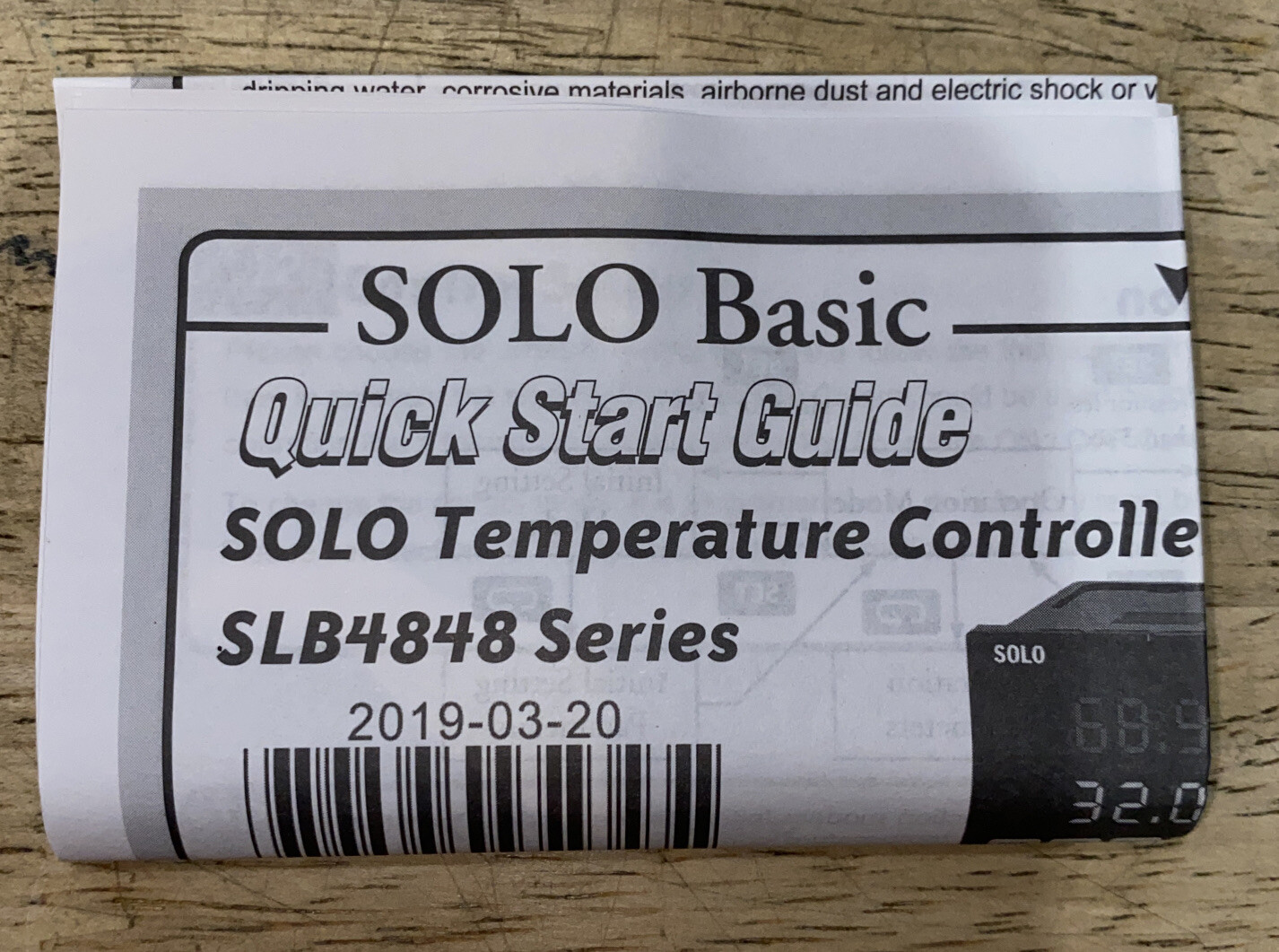 Automation Direct SLB4848-R2 SOLO Temperature Controller