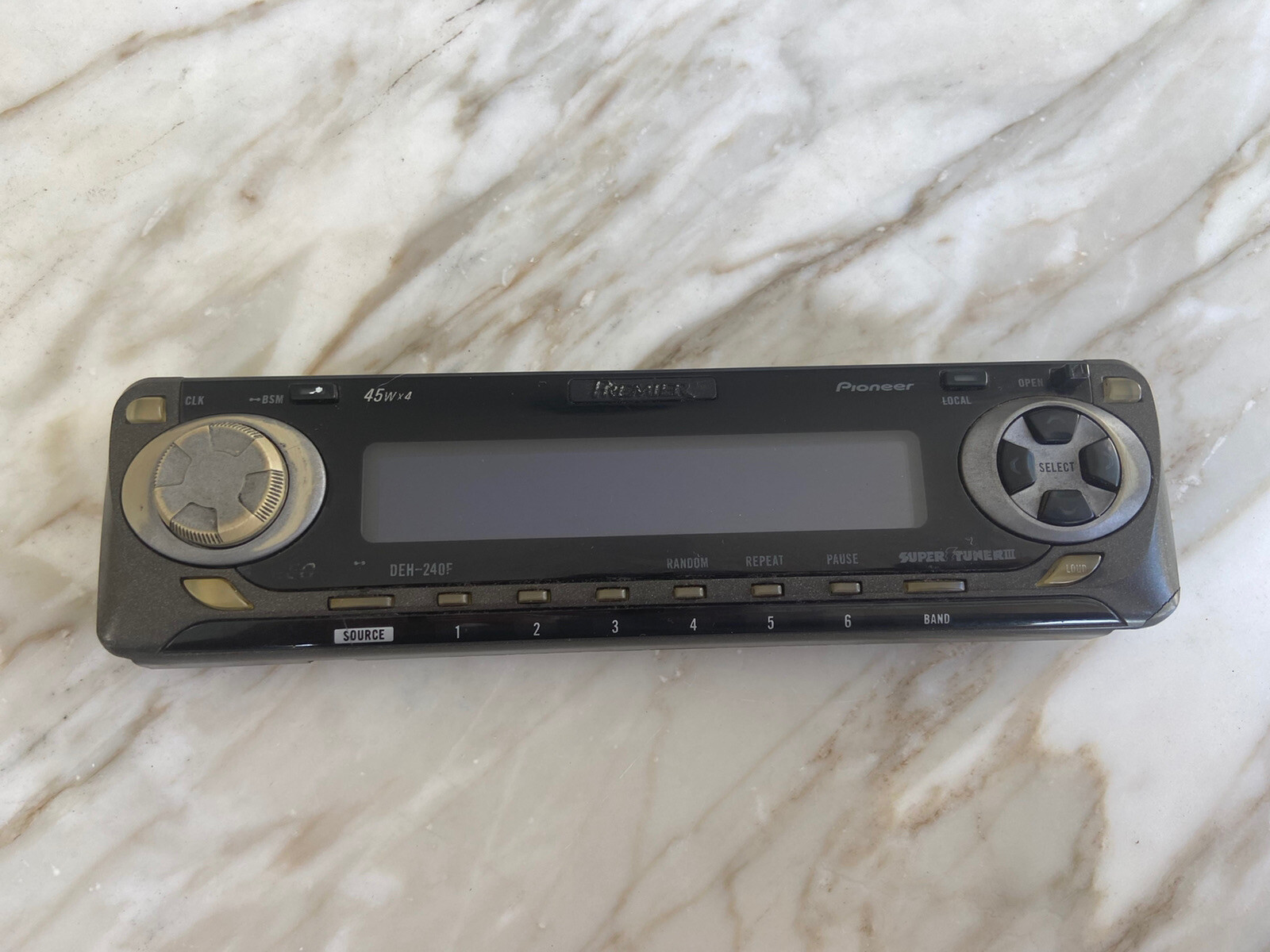 PIONEER DEH-240F CAR STEREO PIONEER DEH-240F FACEPLATE ONLY OEM🟠