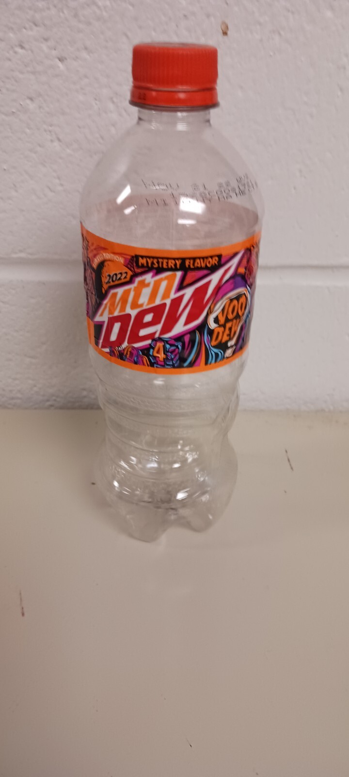 Mountian Dew 20 oz Bottle 2022 Voo Dew empty Limited Edition H.T.F. collectable