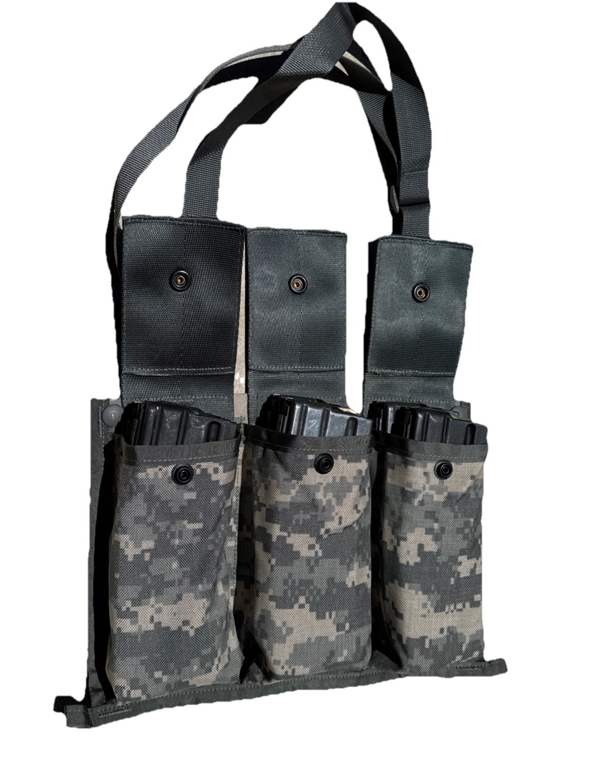 6 Magazine ACU Bandoleer Pouch, MOLLE Mag Pouches Military Army UCP Camo EXC