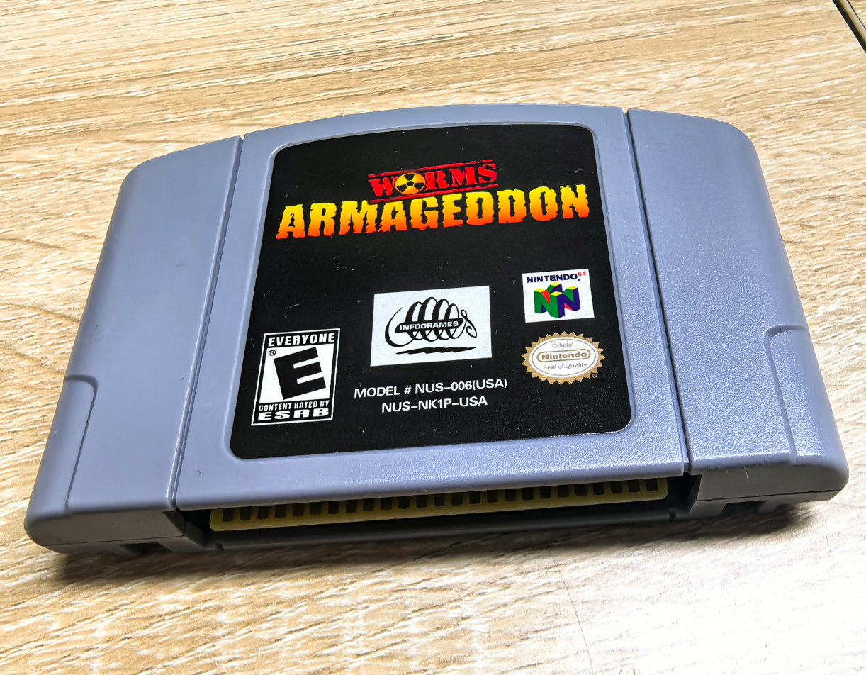 Worms-Armageddon  For Nintendo N64 US Shipping