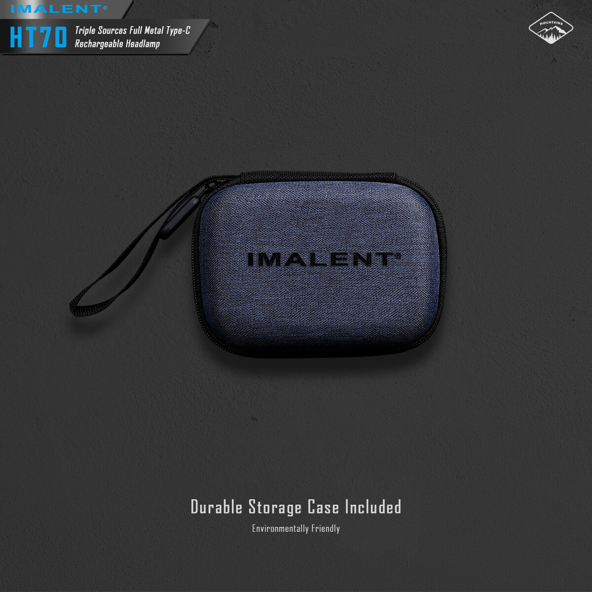 IMALENT HT70 3500 Lumen LED Rechargeable Headlamp Flashlight Waterproof Light