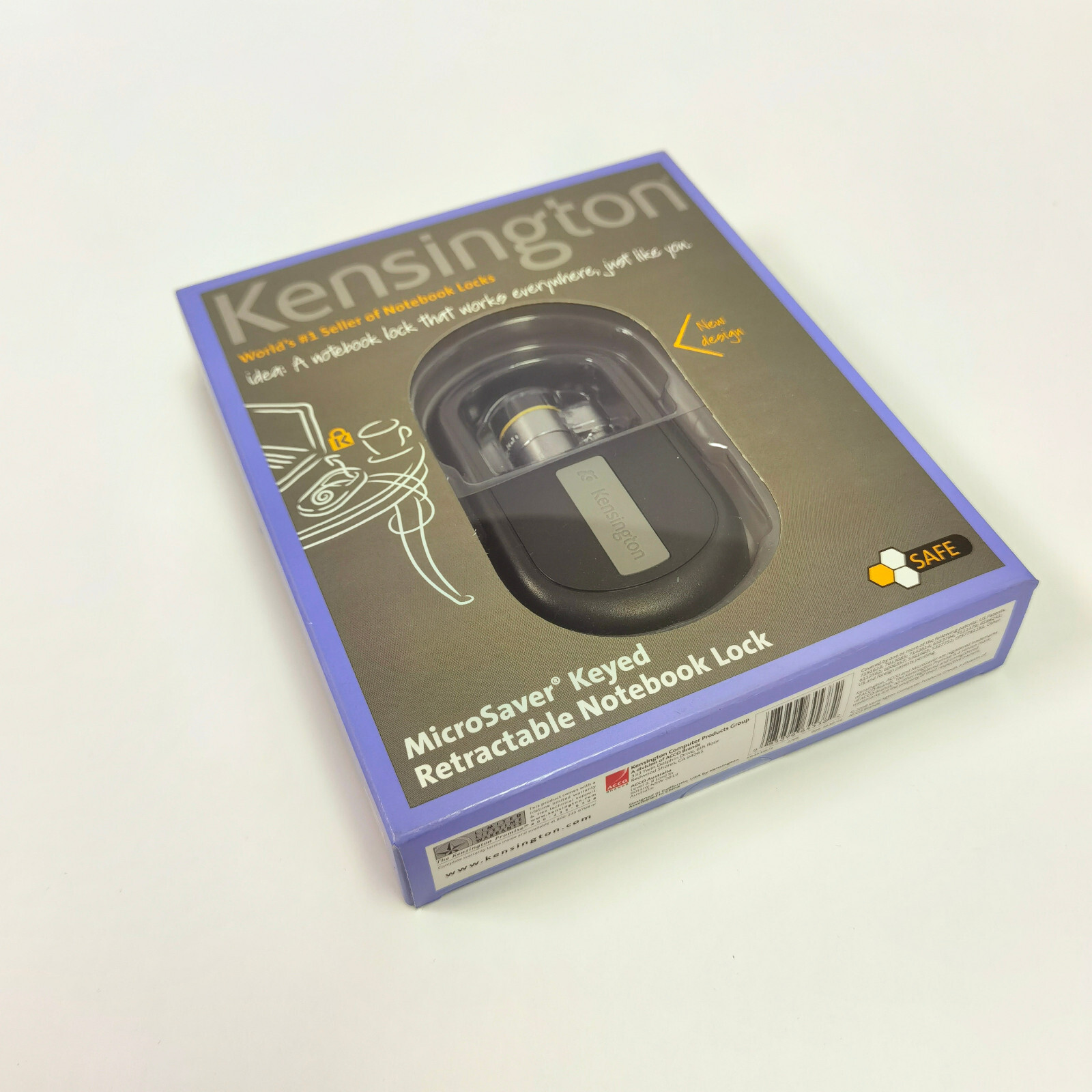 Kensington MicroSaver Keyed Retractable Notebook Lock (Open Box )