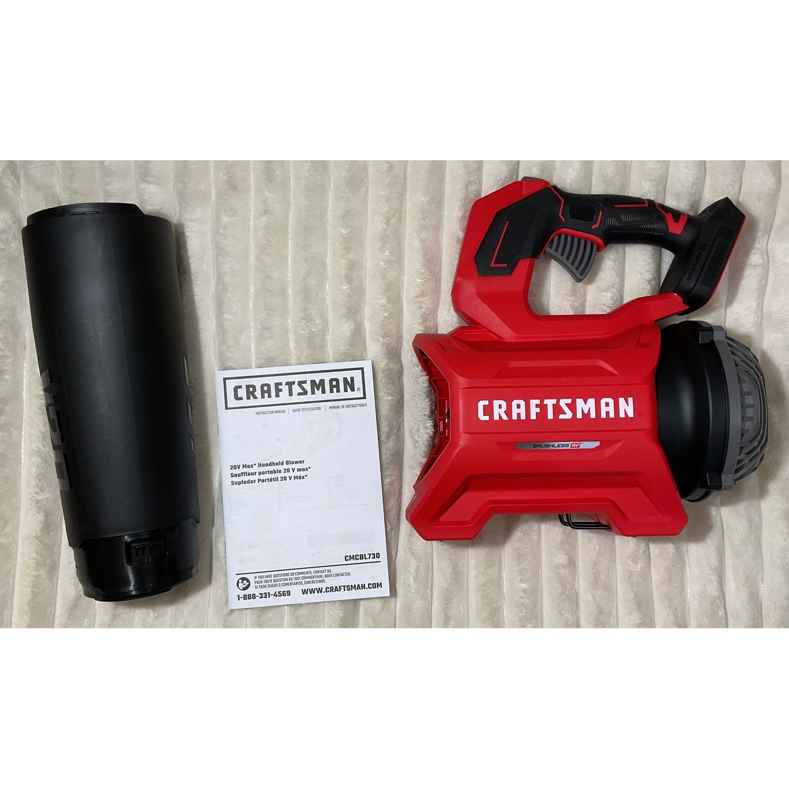 V20 Brushless RP Cordless Handheld Axial Blower CMCBL730 Tool Only Open Box