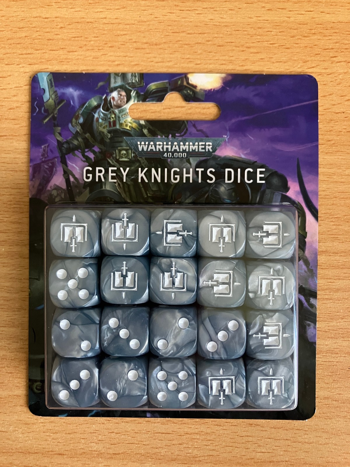 Games Workshop Warhammer 40K Grey Knights 20 x 16mm Dice 2021 57-15 BNIB