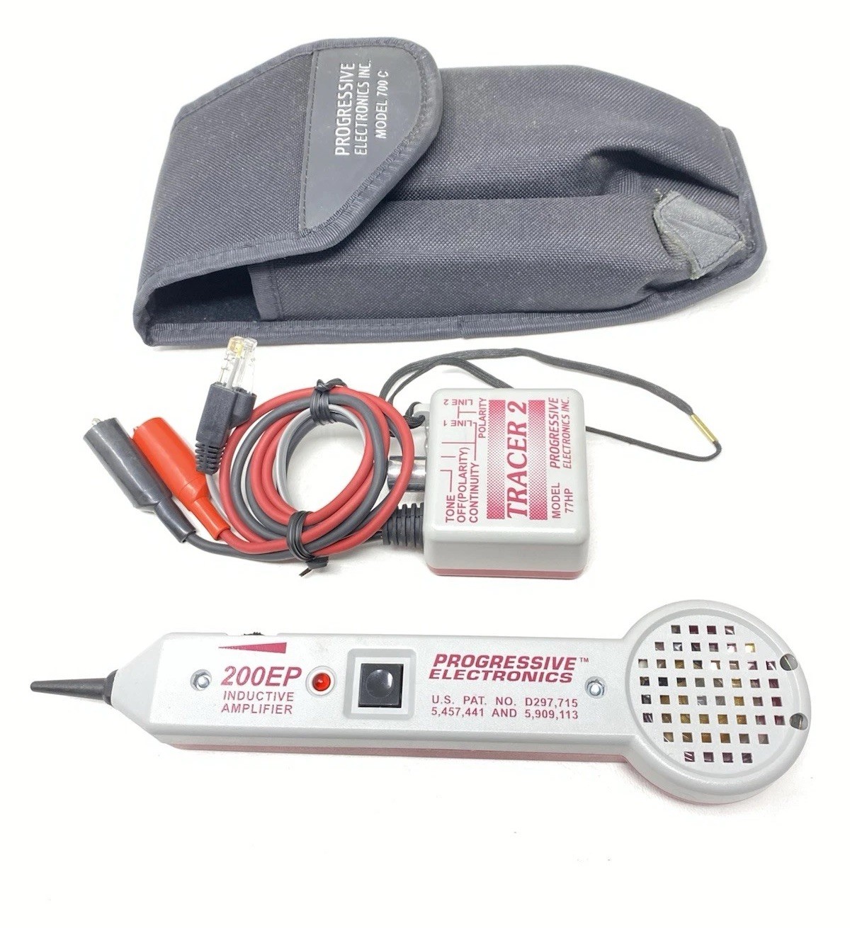 Progressive Electronics 700C Test Set w/200EP Inductive Amplifier & 77HP Tracer