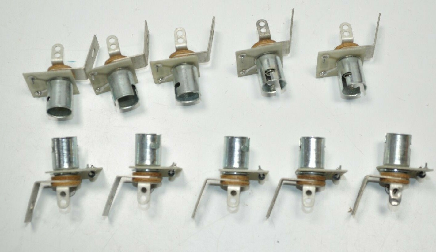 Qty 10 Premier Technology Gottlieb Pinball Lamp Bulb Sockets /w Diode 26623 OEM