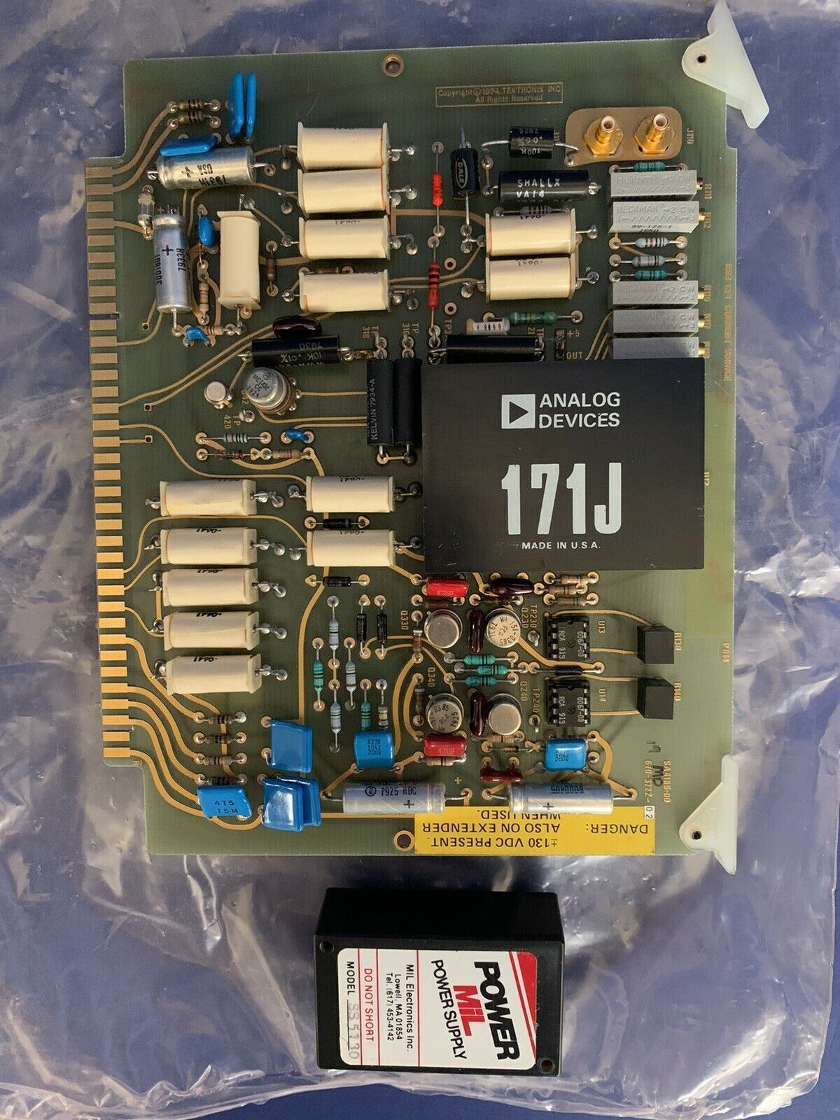 Tektronix 670-3722-02 1803 CF1 Current Source PCB, Used