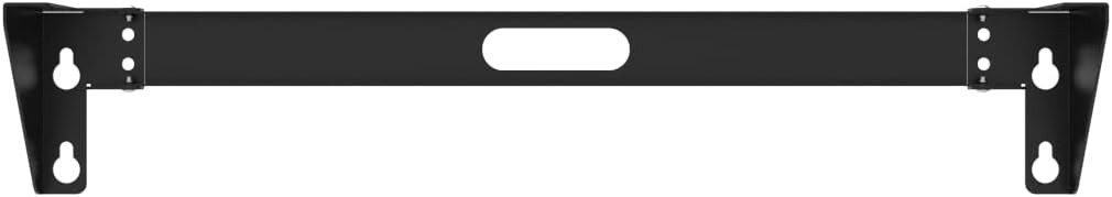 1U Vertical Wall Mount Rack - Foldable Patch Panel Bracket for 19 inches Network